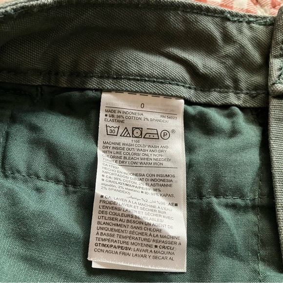 ON High Rise Wide Leg Army Green Pants - Picture 6 of 7